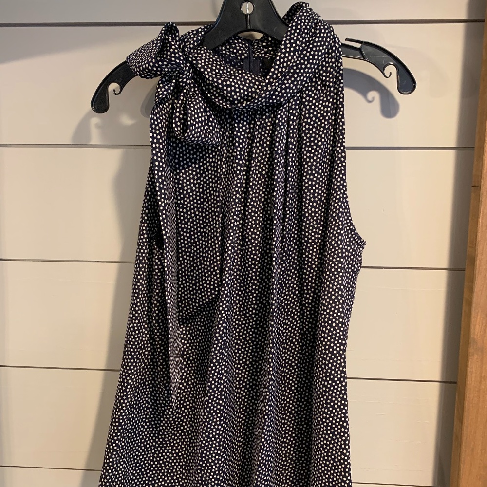 St. John silk sleeveless blouse